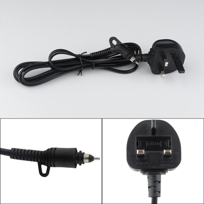 英式三插+直头转尾电源线（带耳朵）