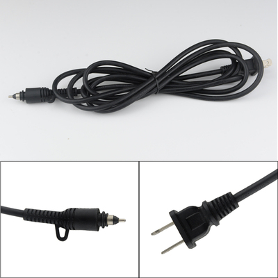 美式二插+直头转尾电源线（带耳朵）